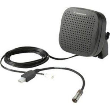 External speaker, Motorola HSN4040A 13 Watt water-resistant loudspeaker. Requires 25-159552-01