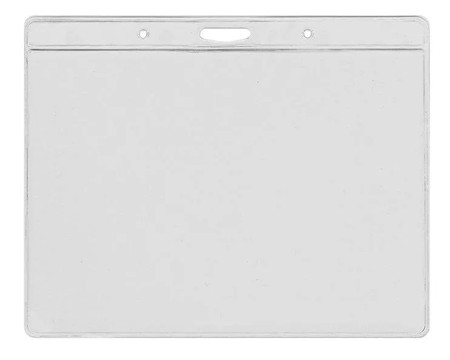 LC VisitorShield XL Besucherpasshalter Übergröße, Vinyl, Querformat, 145x105mm, Packung mit 100