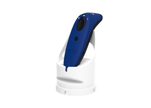 SOCKETSCAN S720 LINEAR BARCODE PERP QR CODE READER BLUE WHITE DOCK