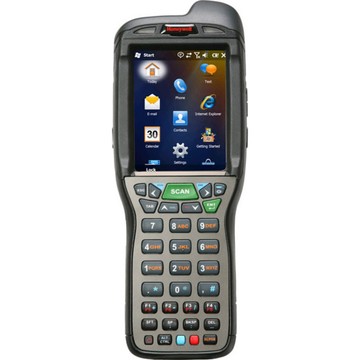 HONEYWELL, DOLPHIN 99EX MOBILE COMPUTER, 802.11A/B/G/N, BLUETOOTH, 34 KEY, CAMERA, STD. RANGE IMAGER W/LASER AIMER, 256MB X 1GB, WEH 6.5 CLASSIC, EXT. BATTERY, WW ENGLISH