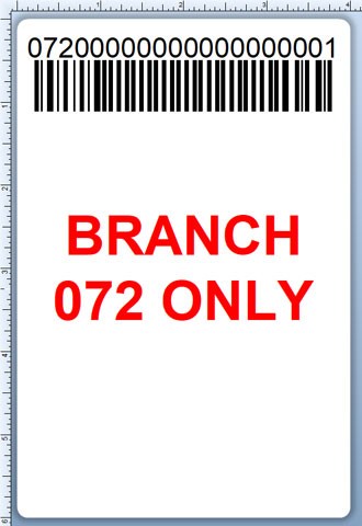 BCI DEXTER-4X6-LPN-072 Barcode Label
