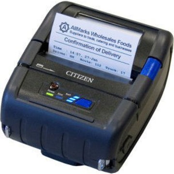 Citizen MobilePro 30 Label Printer Black, USB/Serial, Direct Thermal