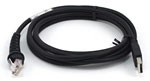RJ45 - USB CABLE 2M WITHOUT    CABL STRAIN RELIEF FOR FR/FM SERIES image