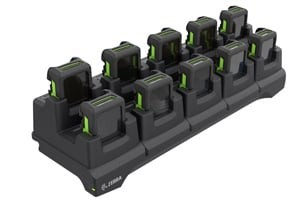 Zebra charging station, 10 slots