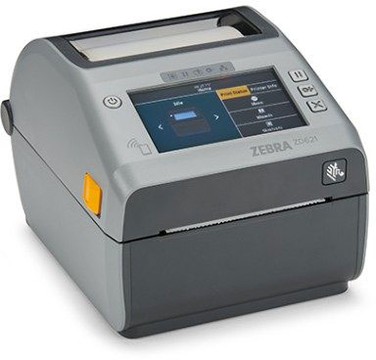 Zebra ZD621 Barcode Label Printer, Direct Thermal, 203 dpi, 8 in/s, Color Touch LCD, Bluetooth Low Energy