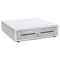 Star Micronics CD4-1616 Front-Opening Cash Drawer, 8-Bill/8-Coin, White with Stainless Steel Front image