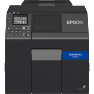 Epson ColorWorks CW-C6000Pe Industrieller Farbetikettendrucker 4 Zoll, Integrierter Abroller, 119mm/sec, 108mm, Ethernet, USB 2.0 Bild
