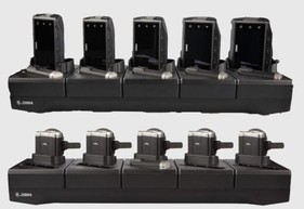 Zebra charging station, 5 slots image