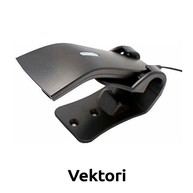 Vektori 1D handheld scanner, black image