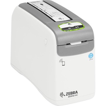 Zebra - DT Printer ZD510 Wristband; ZPL II, XML, 300 dpi, US Cord, USB, USB Host, Ethernet, BTLE
