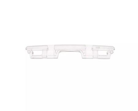 End Piece for use with Lockable Holders (H-EN-EU-CLLDCLOCK H-EN-EU-CLPDCLOCK) Clear Plastic Single Unit