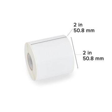 Label, Paper, 2 x 2in, Direct Thermal, Z-Perform 1000D, 0.75 in core, 36 Rolls/Carton