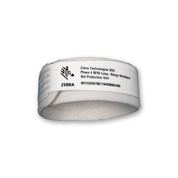 Pulsera RFID Zebra Secure-Scan de Polipropileno, Térmica Directa, RFID, 25.4x279.4mm, 170/Rollo