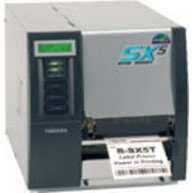 TOSHIBA, THERMAL BARCODE PRINTER, B-SX5T, 5IN WIDE, 305 DPI, 8 IPS, PEELER/REWINDER, SERIAL, PARALLEL, I/O, LAN image