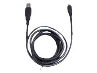 USB Charging/COMM Cable (82 Inch, Black, Type A, Straight) for the MS910 image