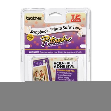 BROTHER MOBILE, .47 IN X 26.2 FT,  BLACK INK ON CLEAR ACID FREE LABEL, ALL HGE/HG/TZE/TZ MODELS