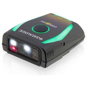 Escáner portátil Datalogic CODiScan, corto alcance, alta densidad, Bluetooth 5.2, IP54, punto verde, vibración