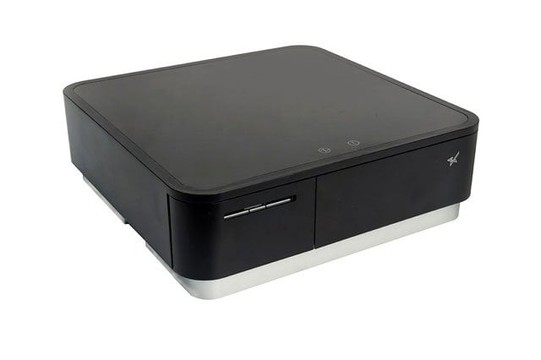 STAR MICRONICS, MPOP, POP10 CI-F BLK US, BLACK, INTEGRATED PRINTER & CASH DRAWER, USB-C, LIGHTNING, UNIVERSAL TABLET STAND, INT PS