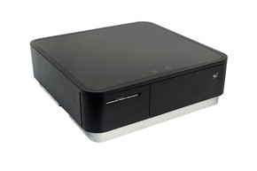 STAR MICRONICS, MPOP, POP10 CI-F BLK US, BLACK, INTEGRATED PRINTER & CASH DRAWER, USB-C, LIGHTNING, UNIVERSAL TABLET STAND, INT PS image