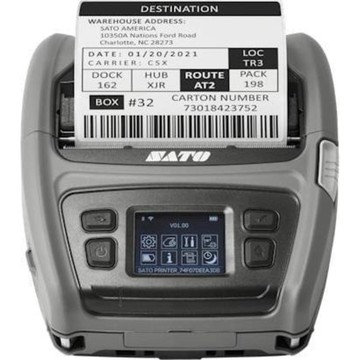 SATO PV4 Mobile Label Printer 4-inch, Direct Thermal, 203 dpi, 127mm/s, Bluetooth 5.0 LE, IP54