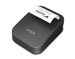 EPSON, TM-P80II-011, (INSTANT PROMO REBATE UNTIL 3/31/24) MOBILINK, WIFI, BLACK, INCLUDES BATTERY, WITH POWER SUPPLY, AND CRADLE image