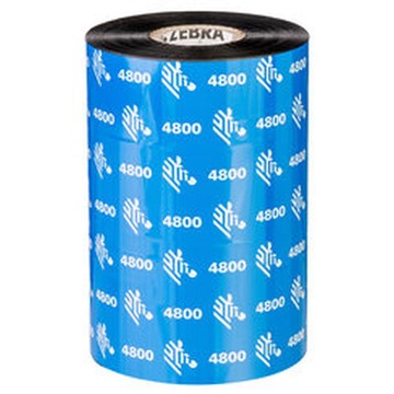 Zebra 4800, thermal transfer ribbon, cartridge, resin, 110mm