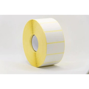 Box of 12 rolls of pre-cut thermal protected labels 51 x 26mm. Each roll contains 2,650 labels