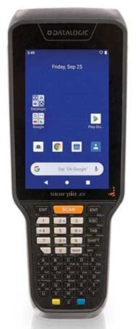 Datalogic Skorpio X5, contactless, 2D, XLR, BT, Wi-Fi, NFC, alpha, Gun, GMS, ext. bat., Android