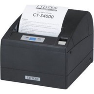 CT-S4000 Thermal Receipt Printer (Serial and USB Interfaces, 112-150mm/Sec and 69 Column) - Color: Black image
