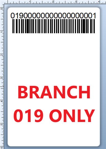 BCI DEXTER-4X6-LPN-019 Barcode Label