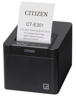 Citizen CT-E301 Barcode Printer Direct Thermal, RS-232, USB, Ethernet, Desktop, General Purpose