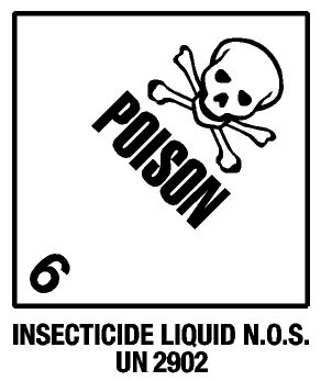 Étiquettes Warning WARNING-INSECTICIDE-LIQ