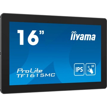 iiyama ProLite open-frame LCDs, 39.6 cm (15,6''), Projected Capacitive, 10 TP, Full HD, kit (USB), black