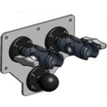 KIT, 3 BALL TRUCK PLATE WITH 2 SHORT ARMS 95mm (3.7)