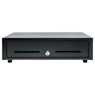 STAR MICRONICS, CASH DRAWER, CD3-1616BK55-S2, BLACK 16WX16D, PRINTER DRIVEN, 5BILL-5COIN, 2 MEDIA SLOTS, CABLE INCLUDED image