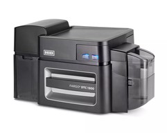 HID DTC1500 Card Printer Single-Sided, High-Capacity Ribbons, 3-year Warranty image