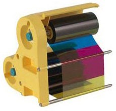Ribbon YMCK-UV, 750 impressions for Magicard Prima 4