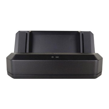 Desktop Dock + Battery Charger
 Includes: port replicator: 3 x USB 2.0, 1 x rj45, 1 x dc-in jack