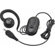 3.5MM HEADSET FOR PTT + VOIP W/ ROTATING EAR PIECE FOR RIGHT/ LEFT EAR WEARING & BUILT IN CORD WRAP. INCLUDES INLINE MIC AND PTT BUTTON image