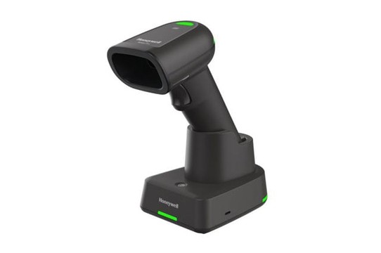 Scanner de code-barres sans fil Honeywell Xenon Ultra 1962g, mise au point HD, kit USB, noir, base de charge et de communication de présentation