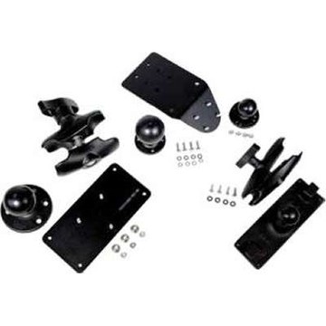 VM2 RAM mount kit for keyboard & computer, plate base, medium arm 8.5? (215 mm), ball for vehicle dock rear, keyboard mount