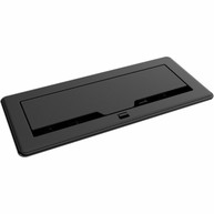 Crestron FT2-1200-MECH-PTL-B Cable Organizer - Black, Metal image