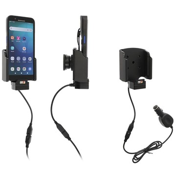 Active Holder with cig-plug, charging via pogo pins for Datalogic Memor 12/17