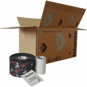 Armor AXR 1, Thermal Ribbon, Black, Resin, 110mm x 300m, Coated Side Out (CSO), (12 per box)