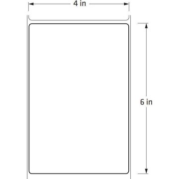 Honeywell RFID Smart Media, label roll, normal paper, 101,6x152,4mm