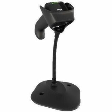 Zebra Gooseneck Intellistand, Weighted Barcode Scanner Stand - Black