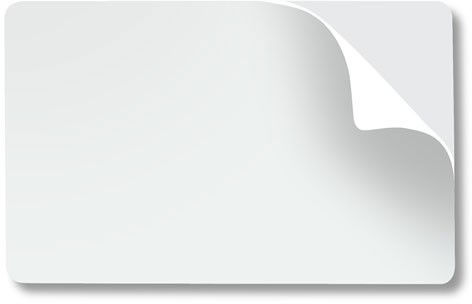 Datacard StickiCard Printable Adhesive Plastic Cards, 100 pcs.