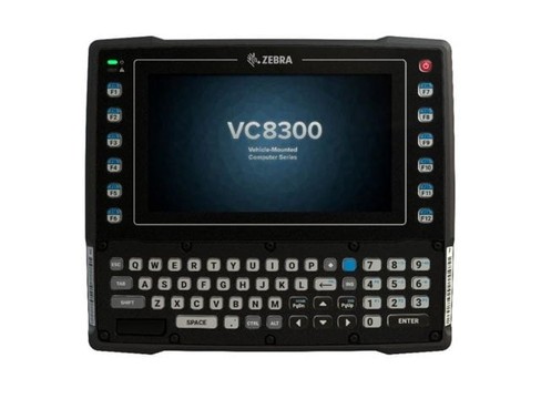 Ordinateur de véhicule monté Zebra VC8300, 8", QWERTY, Congélateur (-30 - +50 °C), Écran tactile capacitif chauffé, IP66, 4 Go de RAM, 32 Go MMC