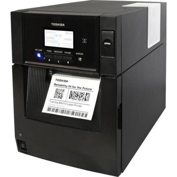 Toshiba BA410T Industrial Thermal Printer 203dpi, 203.2mm/sec, Metal, Bluetooth, RFID, Peeler