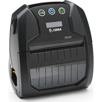 Zebra ZQ220 Mobile Thermal Printer Linerless, 203dpi, USB-C, Bluetooth 4.1, NFC, Black